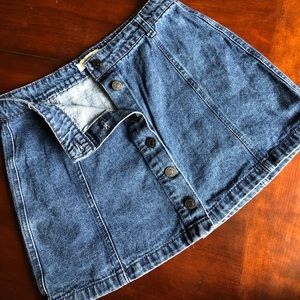 Forever 21 button front skirt